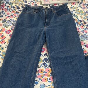 Abercrombie & Fitch Women's High Rise Jeans - Blue